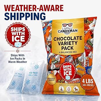 Amazon.com : CANDYMAN 4 lb Assorted Chocolate Candy Variety Pack