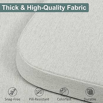 Amazon.com: Shinnwa Dining Chair Cushions, Patented Design Molded