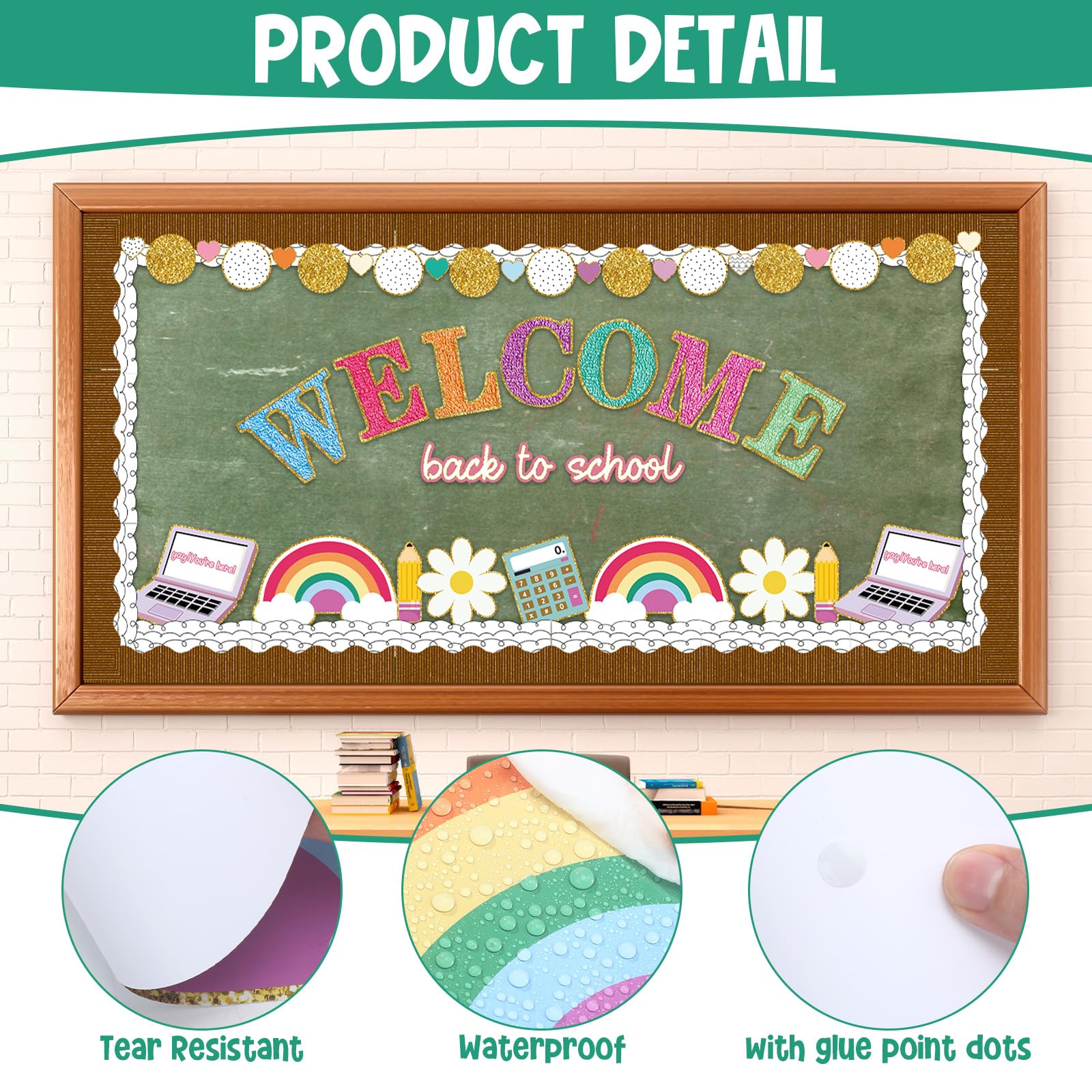 Classroom Theme Bundles ZOiiWA Groovy Retro Bulletin Board Decoration  Groovy Hippie Classroom Decoration Set Our Class Family, image size:1600x1600