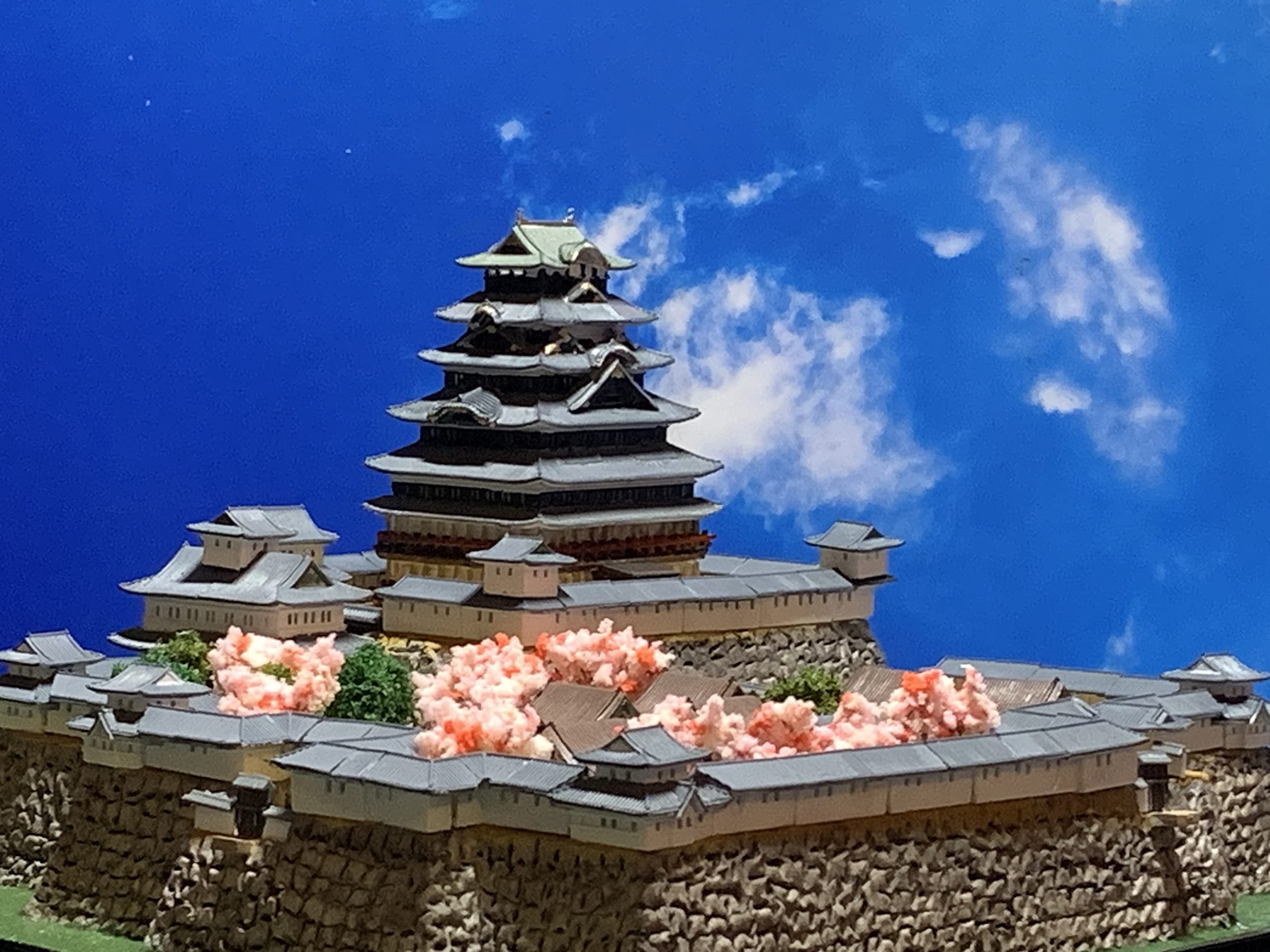 Amazon.co.jp: [完成品] 駿府城 ケース付き 徳川家康 お城 模型  