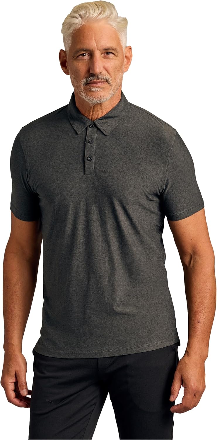 True Classic Novelty Polo Shirts for Men – Mens Polo Shirts Short Sleeve Cotton, Dry Fit Golf Shirt for Men
