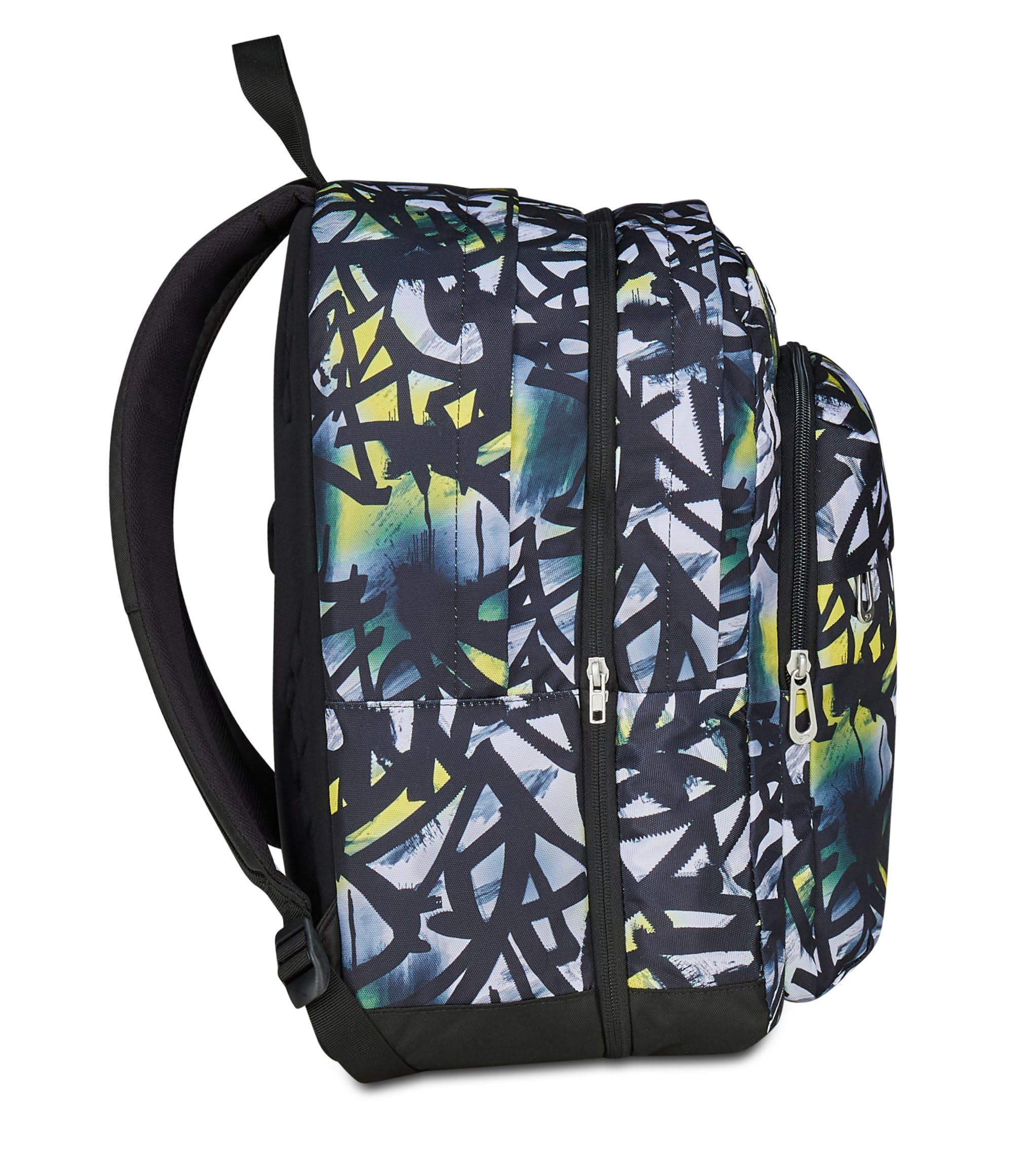 Seven Zaino Scuola Pro XXL Detach con Cuffie Wireless, Grigio, Tasca Interna Porta PC e Tasca Laterale per Borraccia, 33 L, Scuola Media e Superiore, Zaino Ragazzo