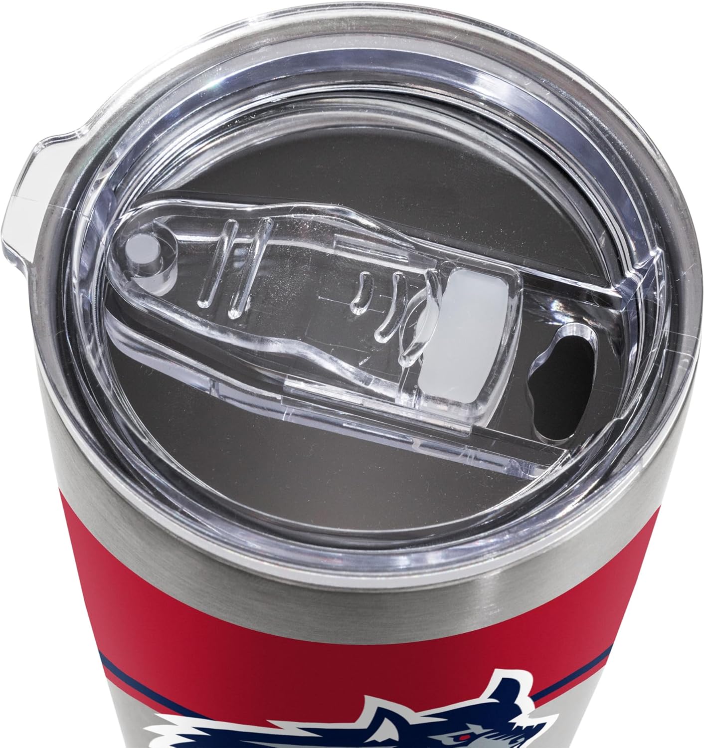 Rico Industries NCAA Stony Brook Seawolves Standard 20oz Stainless Steel Tumbler with Lid - Great For Coffee, Tea, Water or Cocktails - Image 5