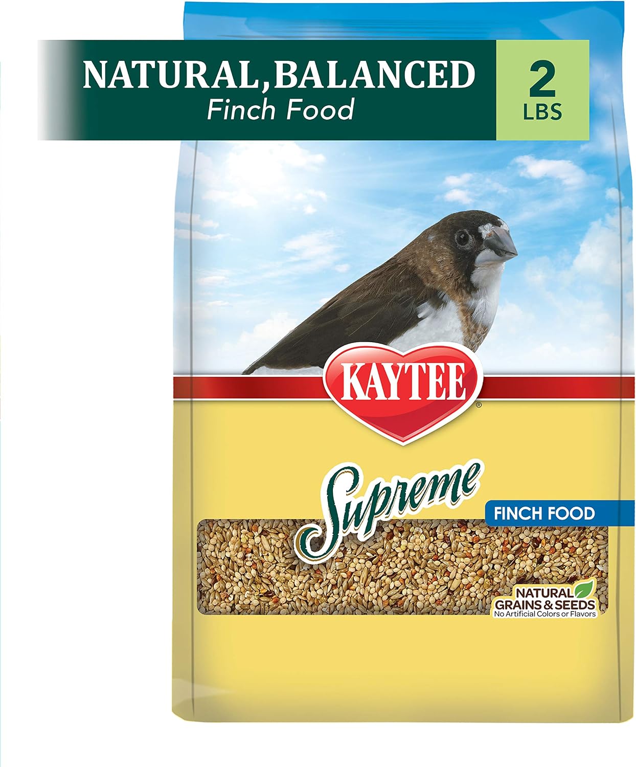 Kaytee Supreme Bird Food For Finches, 2-Lb Bag
