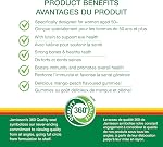 Jamieson Multivitamin Gummies for Women 50+ Peach-Mango, Supports Immune Health, Eye Support, Healthy Hair, Skin, Nails, Energy Production, Vegetarian, Non-GMO, No Gluten, No Lactose, No Artificial Colours or Flavours, 130 Count