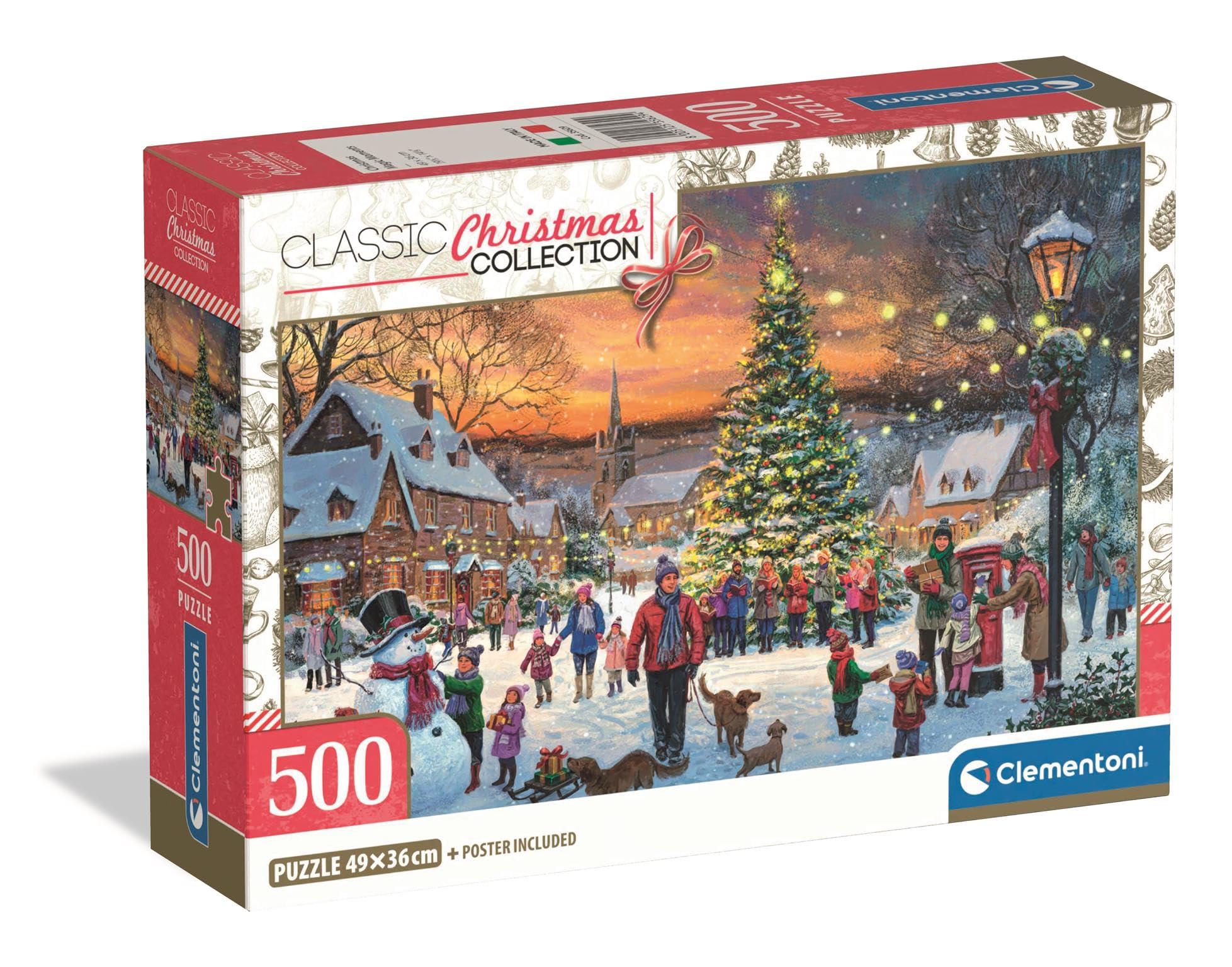 CLEMENTONI - PZL 500 XMAS COLL. CHRISTMAS MAGIC MOMENTS - 35629