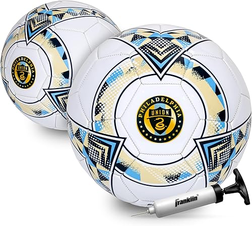 Miniatura 16 de Franklin Sports Pelotas de fútbol oficiales del equipo MLS - Balones de fútbol oficiales tamaño 5 - Balón de fútbol de tamaño y peso reglamentario