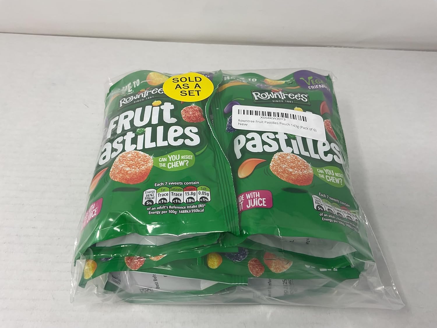 Fruit Pastilles Pouch 143g (Pack of 6)