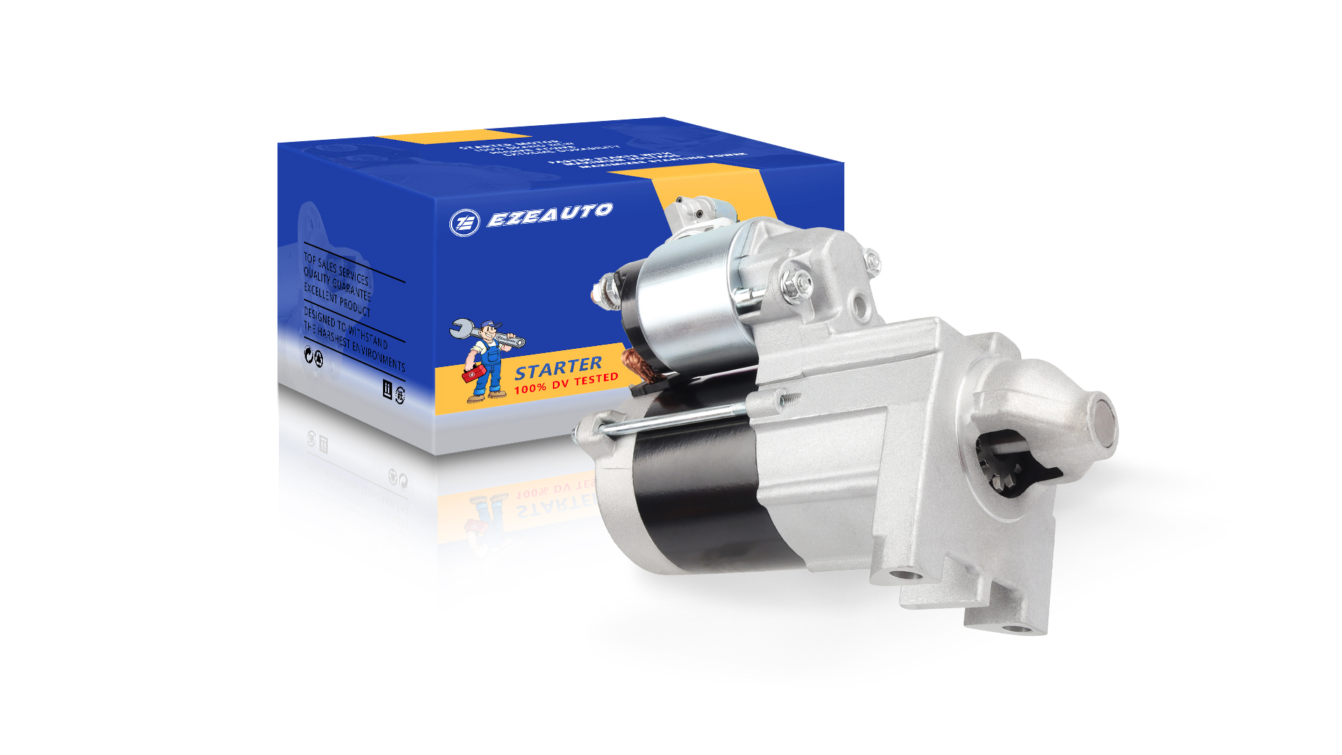 Image of Ezexpreze New Starter Compatible with Honda GX610, GX620, GX670, GXV620, GXV610, GXV670 Engines 18Hp 20Hp 24Hp