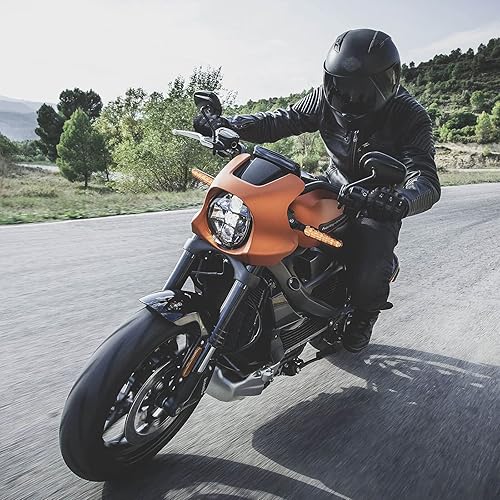 Miniatura 6 de Cierto Guantes de motocicleta para hombres y mujeres guantes tácticos para pantalla táctil con dedo completo, nudillos duros transpirables y muñeca