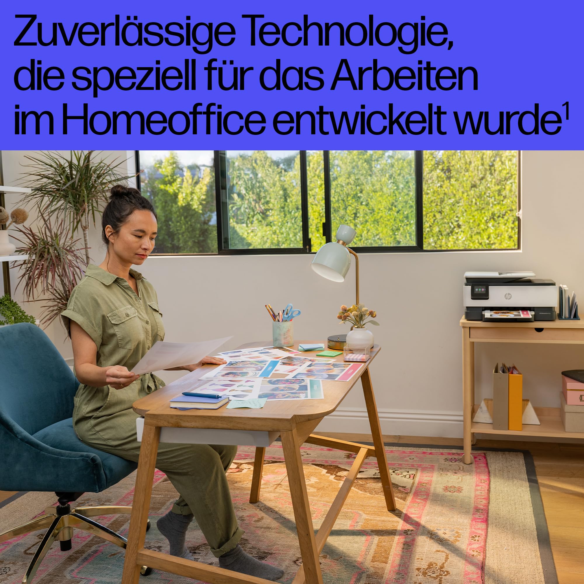 HP OfficeJet Pro 8122e Multifunktionsdrucker, WLAN, LAN, Duplex, ePrint, Airprint, Basalt