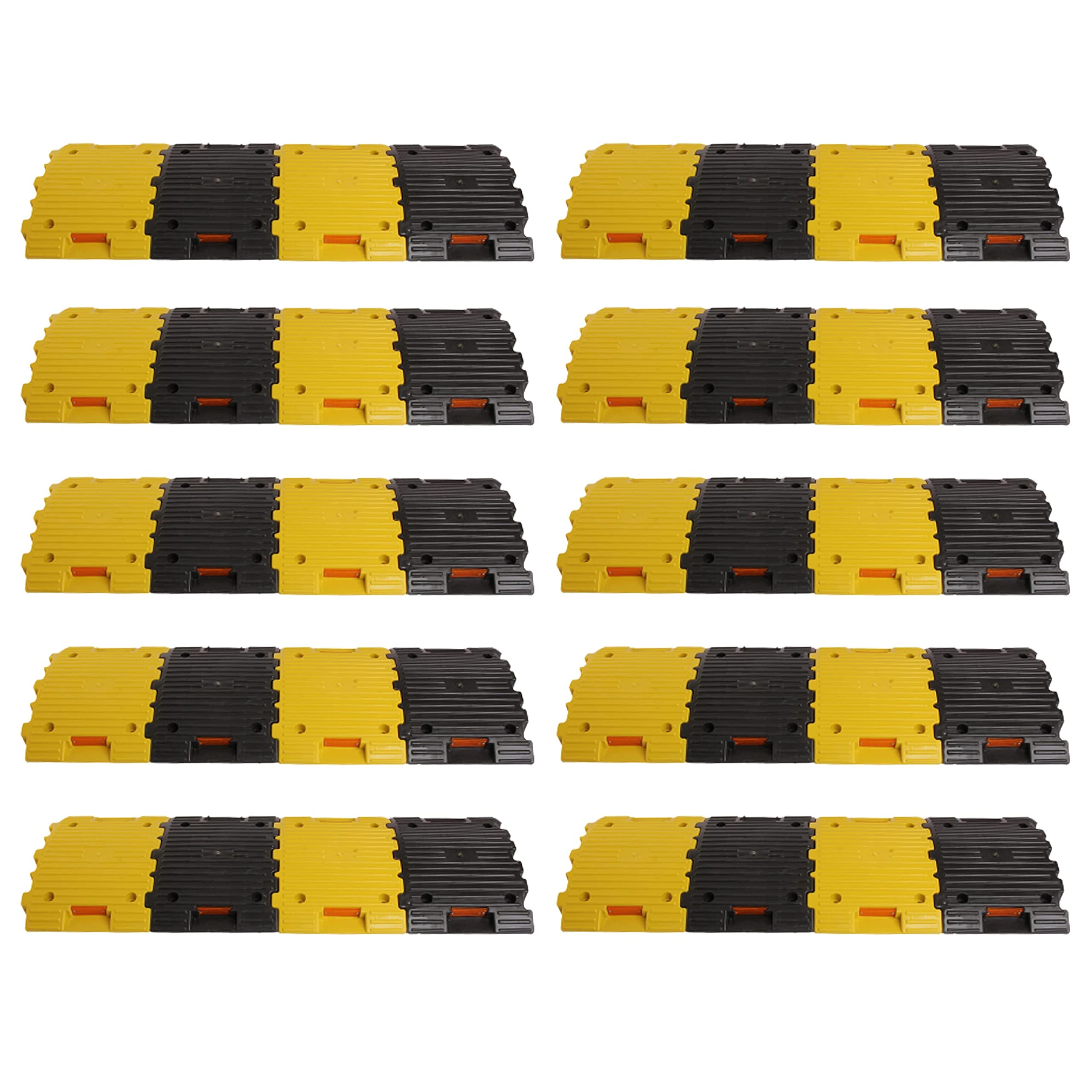 LADWA 10 Mtr 50mm Plastic Road Hump Safety Speed Breaker in Black & Yellow Colour for High Visibility (B0BPCFSK2S) Amazon Price History, Amazon Price Tracker
