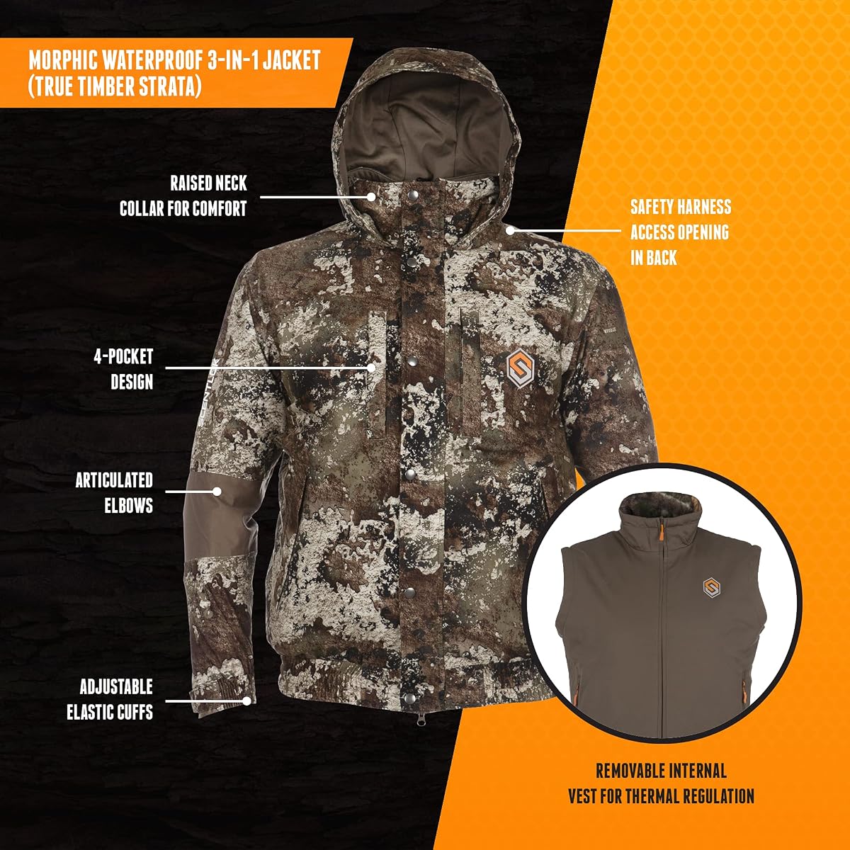Waterproof Jacket - Hunting Clothes 