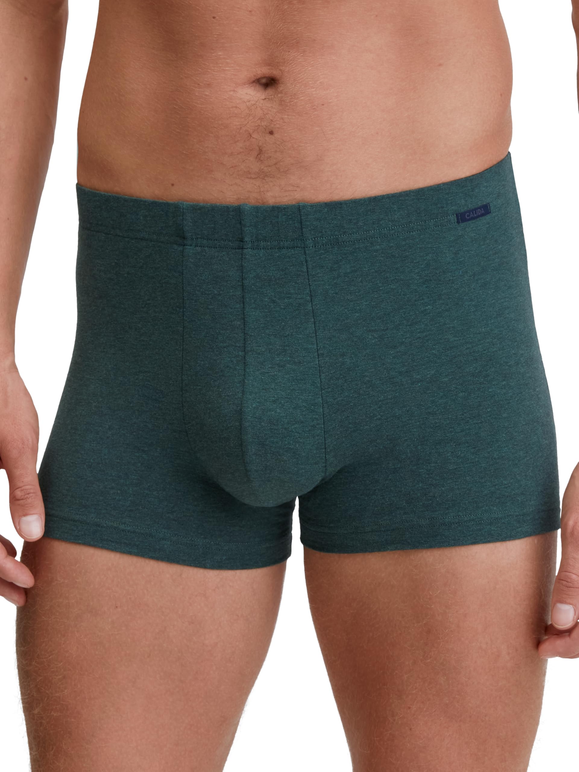 CALIDA Cotton Sporty Boxershorts Herren, mit überzogenem Gummibund