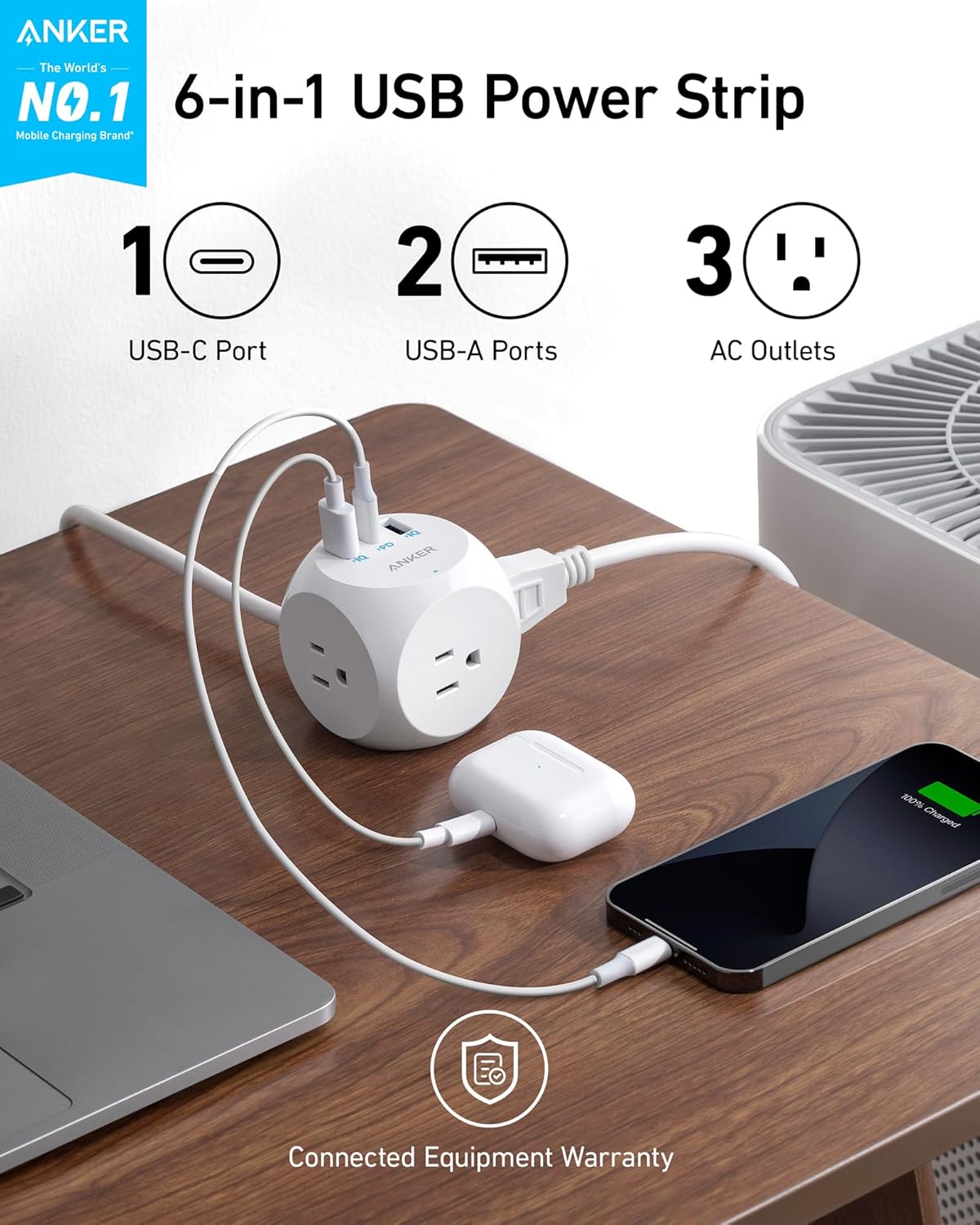 Anker PowerCube Power Strip - Image 9
