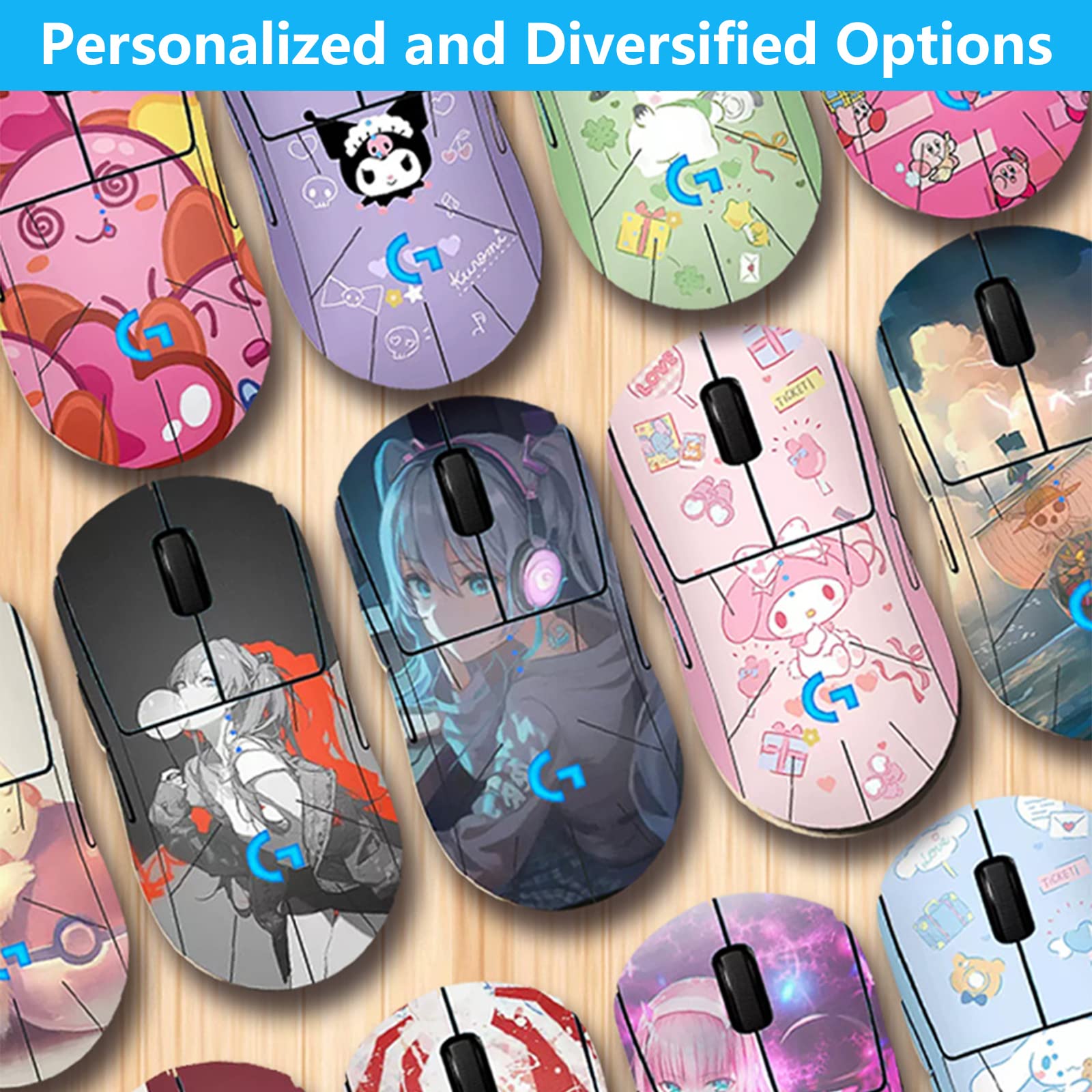 ✨人気✨スリップテープ ゲーミング マウス用 カバー オシャレ シール