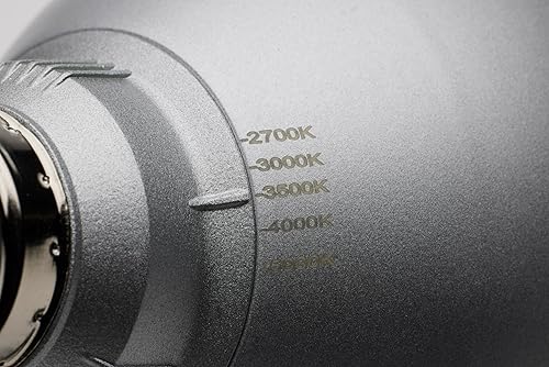 Miniatura 2 de Satco S11583 LED PAR30SN de 11 vatios base media acabado plateado CCT seleccionable 120 voltios ángulo de haz de 40 grados 11PAR30SNLED5CCTFL120V