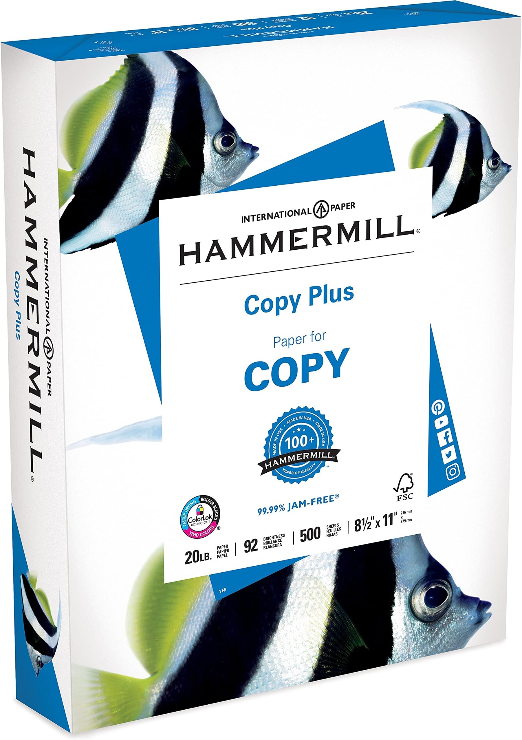 Hammermill Printer Paper, Premium Multipurpose Paper 24 lb
