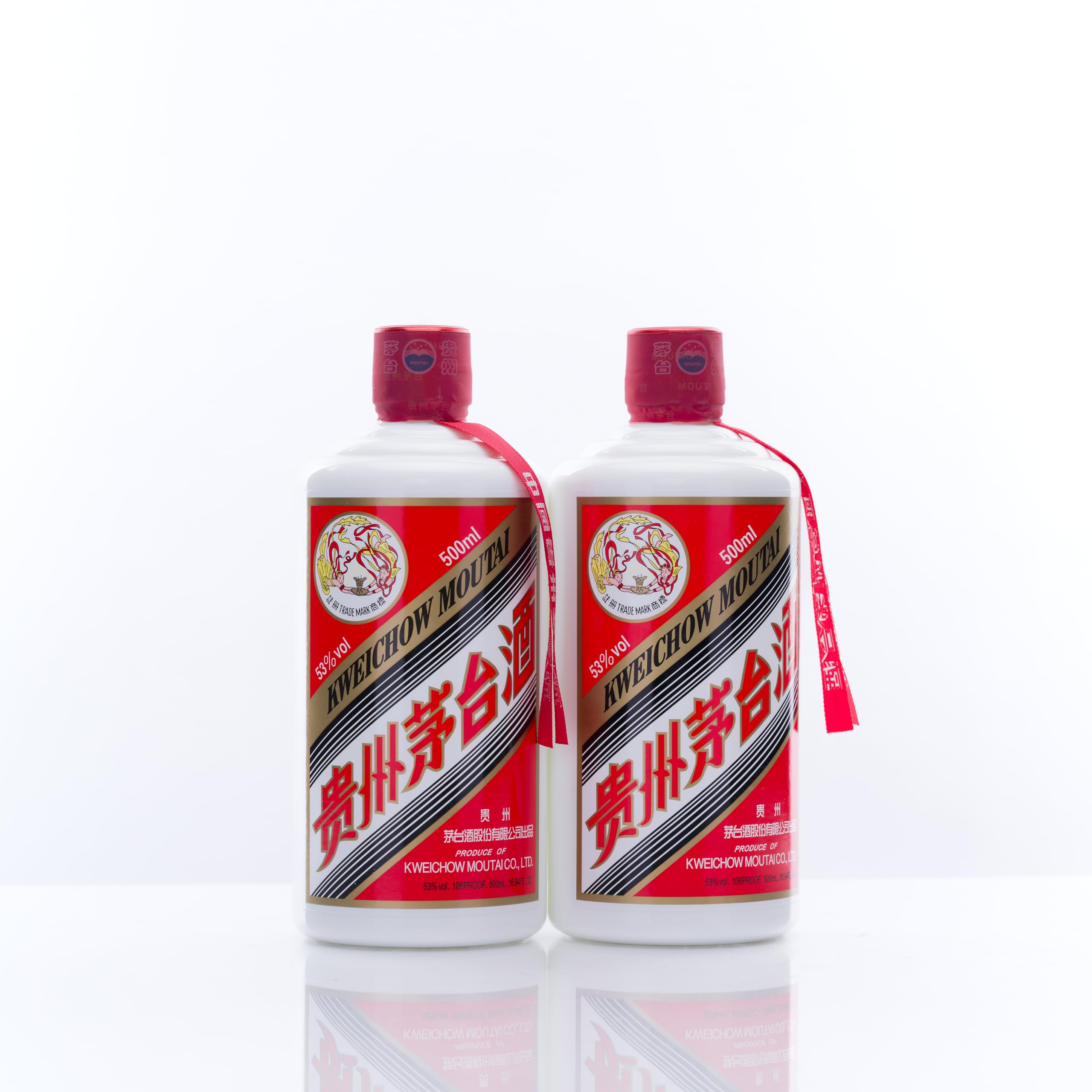Amazon.co.jp: 貴州茅台酒 飛天 2本 2024年 アルコール53度500ml 箱付