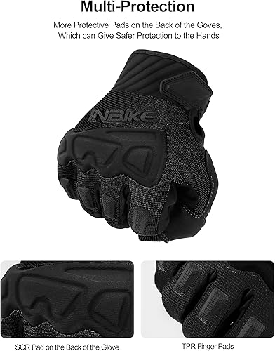 Miniatura 3 de INBIKE MTB BMX ATV - Guantes de ciclismo para carrera de motocross, bicicleta de montaña, DH