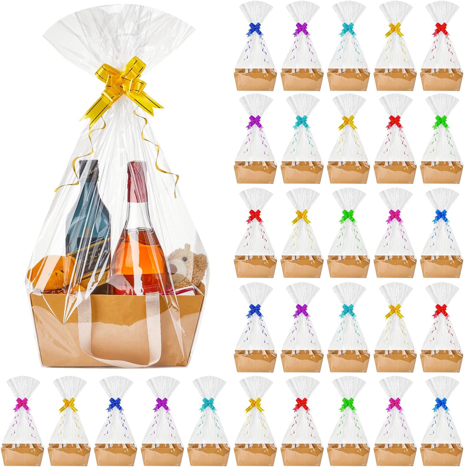 Yeaqee 36 Pcs 8x10" Teacher Appreciation Week Baskets for