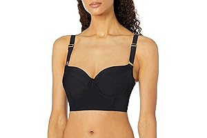 Unveiling Ample Curves: Women's Plus-Size Long Lined Underwire Bikini