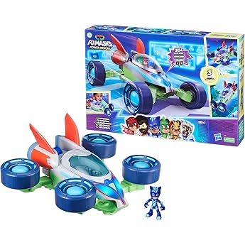 pj masks power heroes pj hero vehicle convertible hero flash vehicle of power heroes with 3 modes lights and sounds