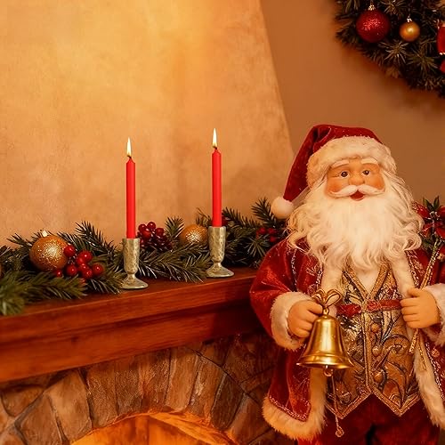 Miniatura 6 de Juego de 2 candelabros de latón antiguo hechos a mano de hierro fundido para bodas, mesa de comedor, centro de mesa, fiestas, atemporal, vintage,