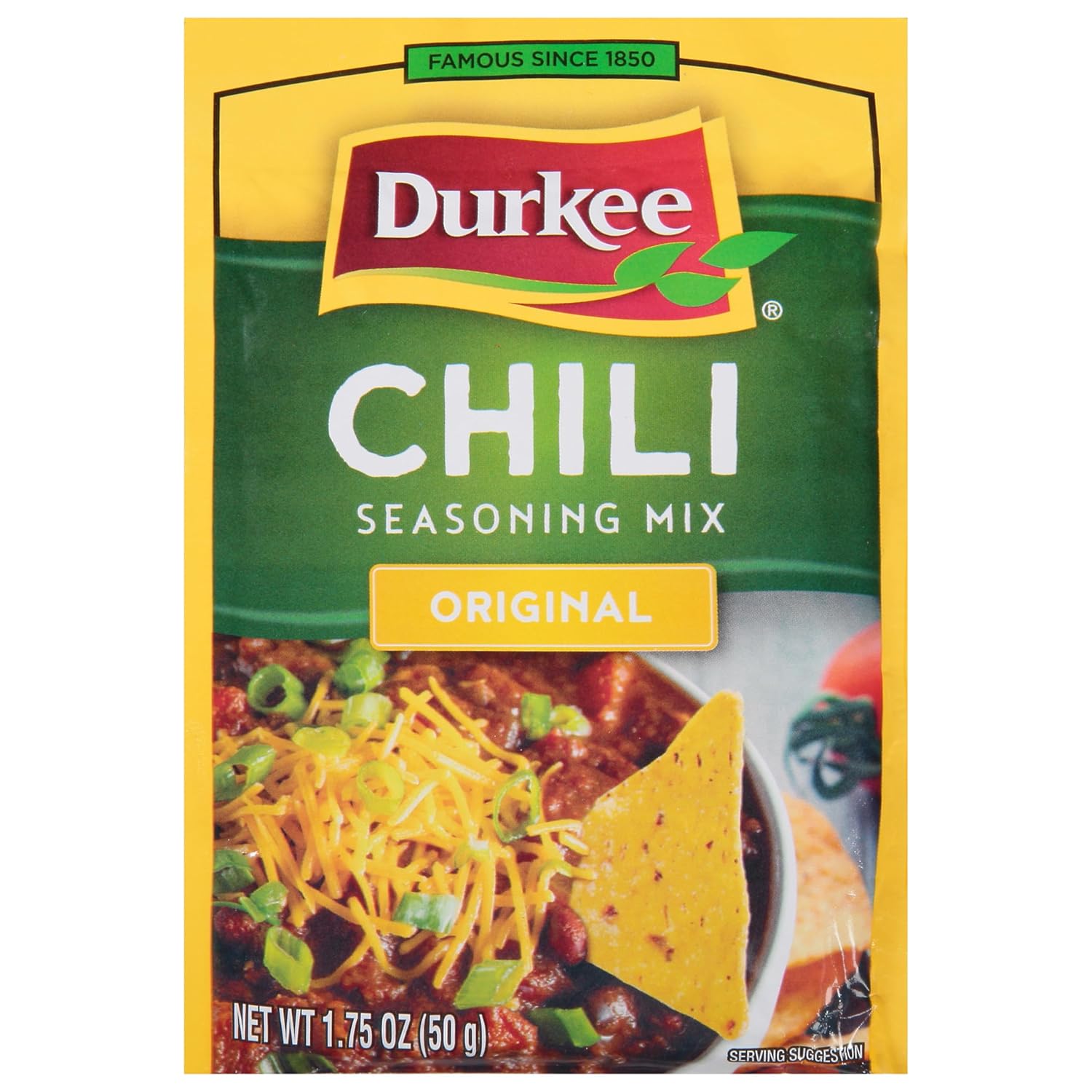 Durkee Chili Seasoning Mix, 1.75 Ounce Packets (Pack of 12)