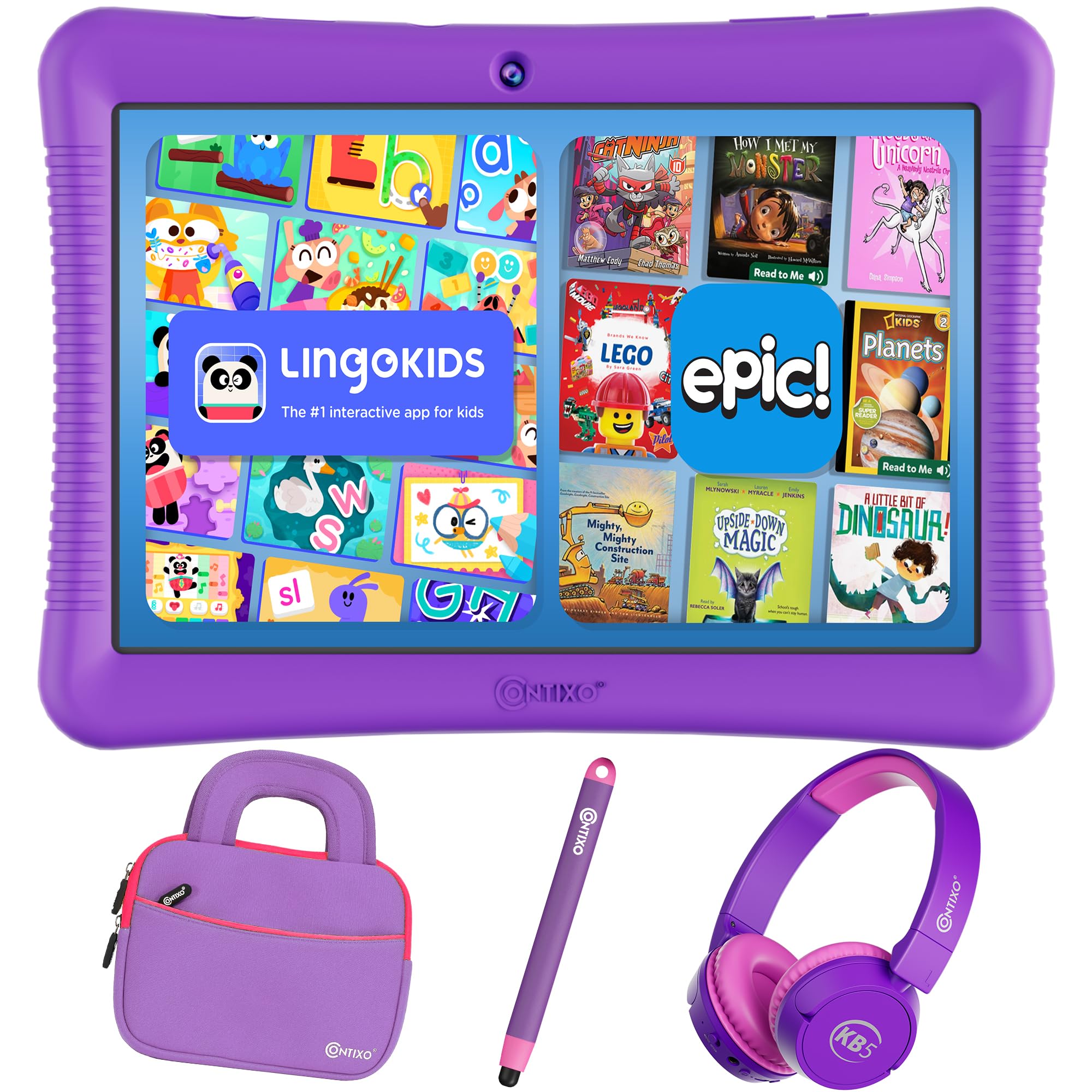 Contixo 10 Android Kids Tablet Bundle