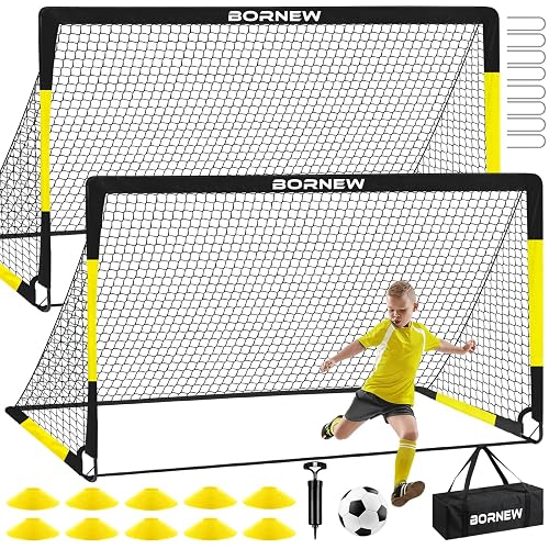 Kids Soccer Goal for Backyard Set -