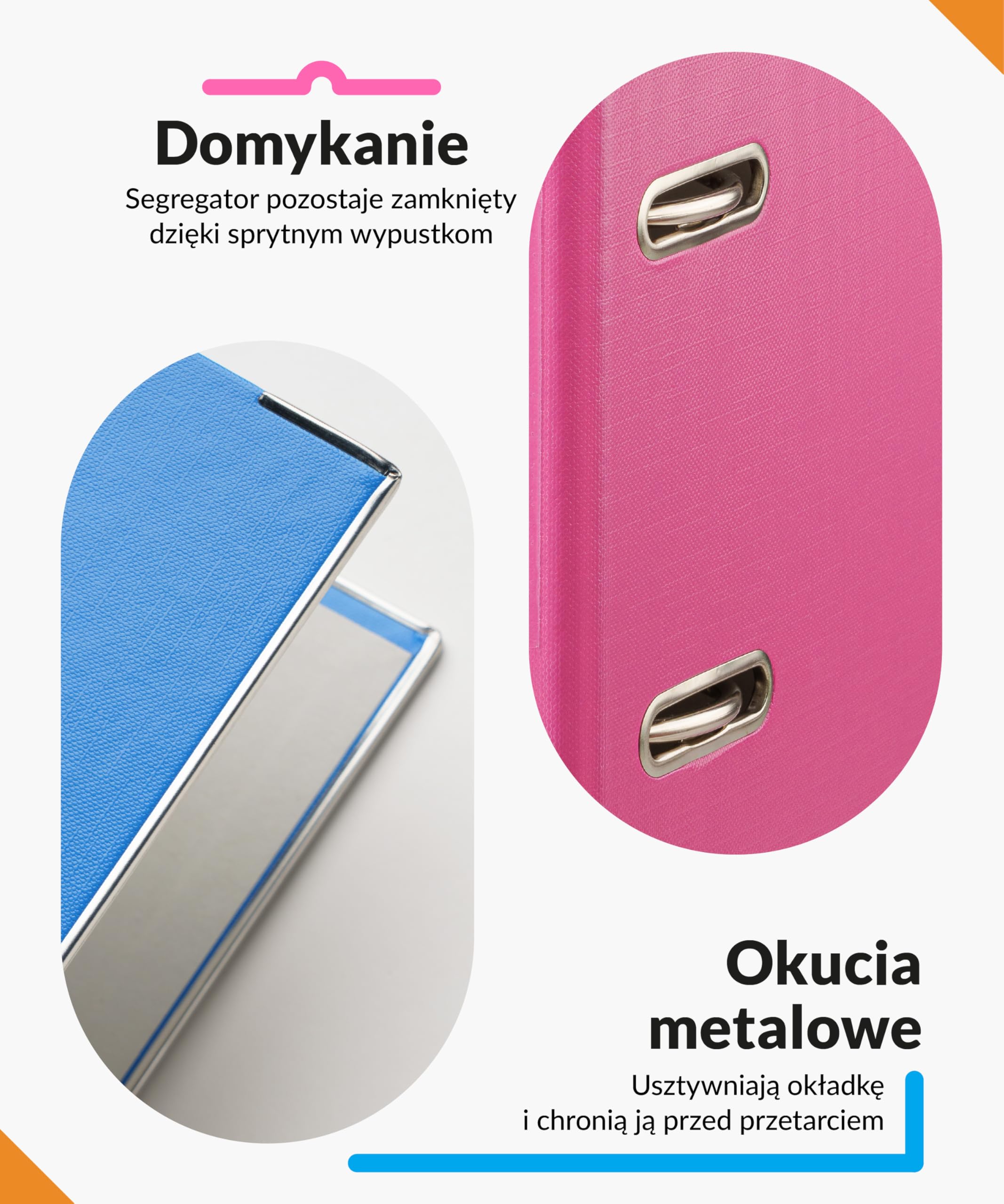 Segregatory Biurowe Eazy na Dokumenty A4 - Grzbiet 5 cm - 25x Segregator w Dowolnym Kolorze (Jasny Zielony)