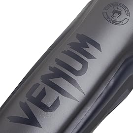 Venum Elite Standup Shin Guards-Grey/Grey - XL