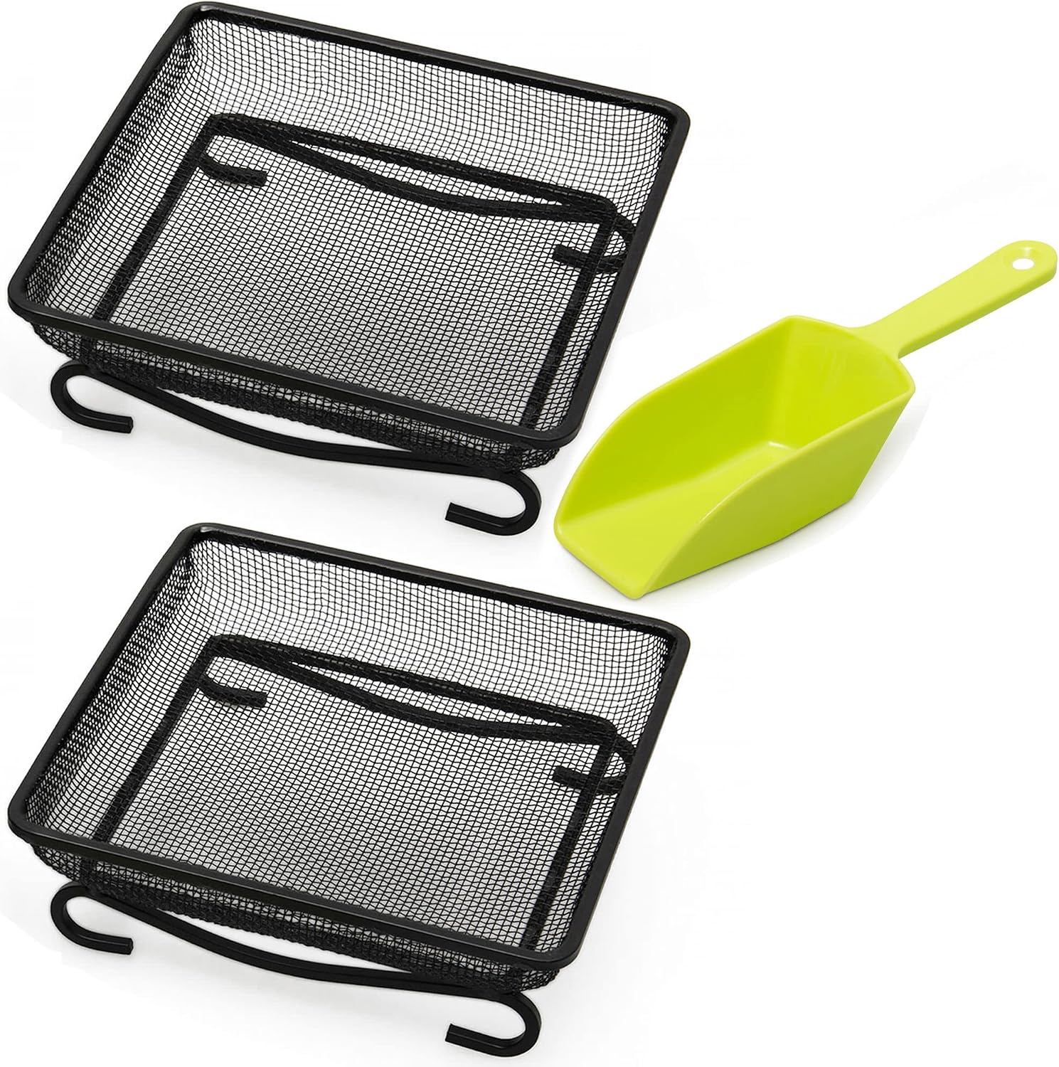 Amazon.com : ZUHINA Ground Bird Feeder Tray - 2 Pack - Platform Bird