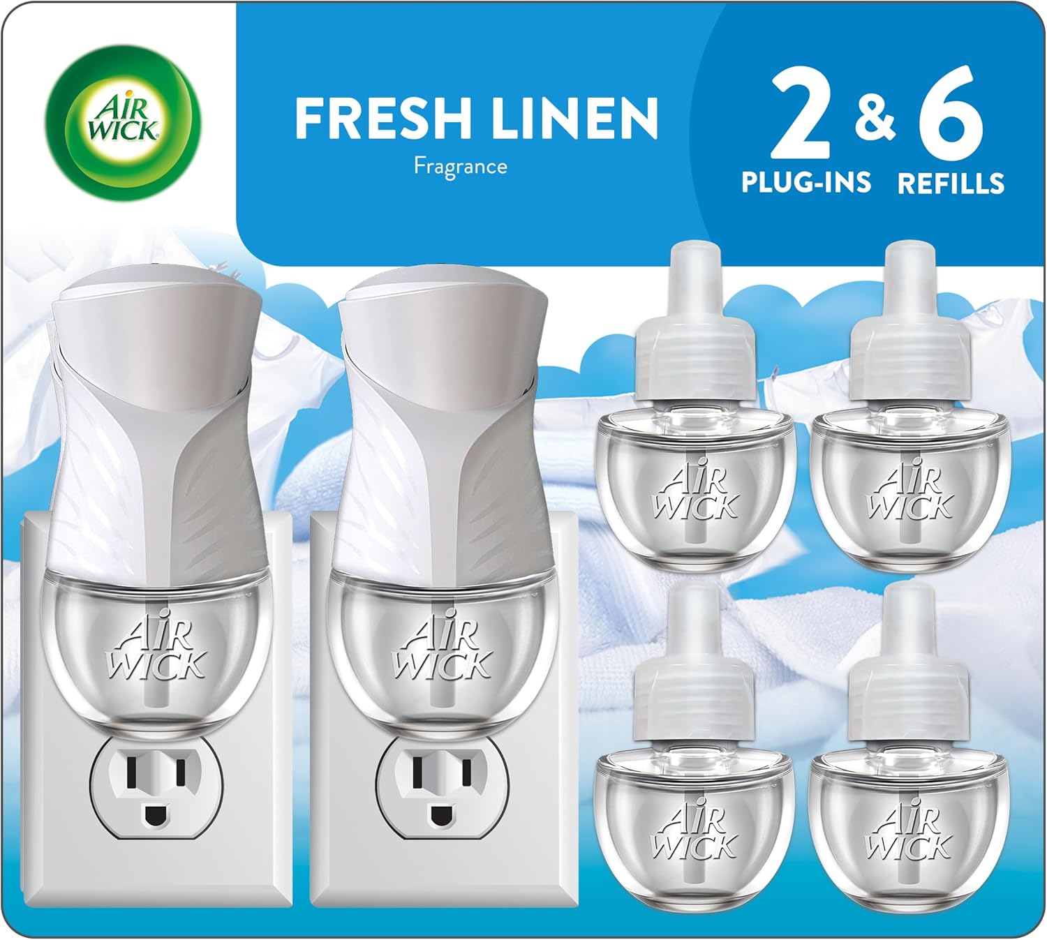 Air Wick Scented Oils 2+6 Fresh Linen