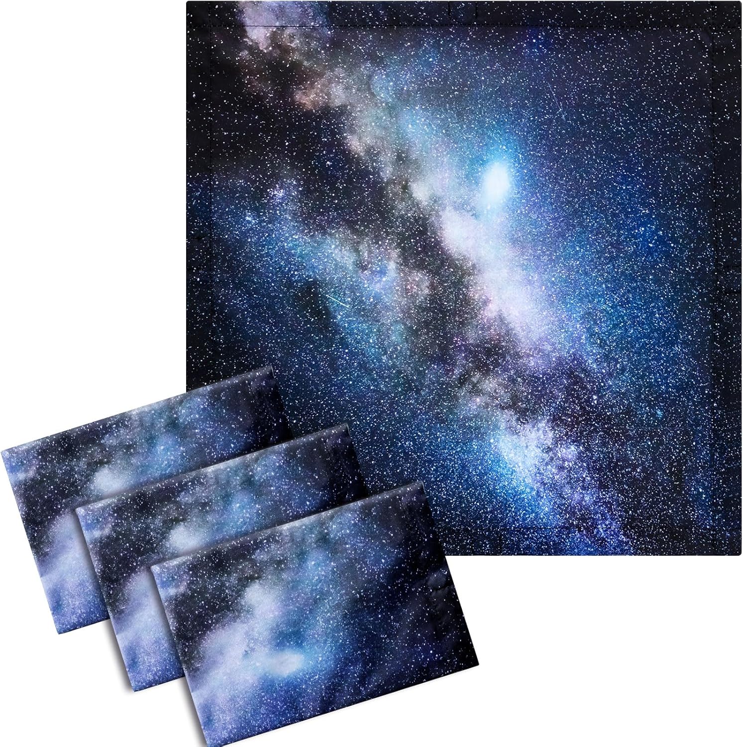 VIHOSE 4 Pcs 2 x 2 Feet Fluorescent Light Covers for Ceiling Lights Classroom Magnetic Light Filters for Reducing Harsh Glare Flicker for Office Classroom Home Drop Ceiling(Starry)