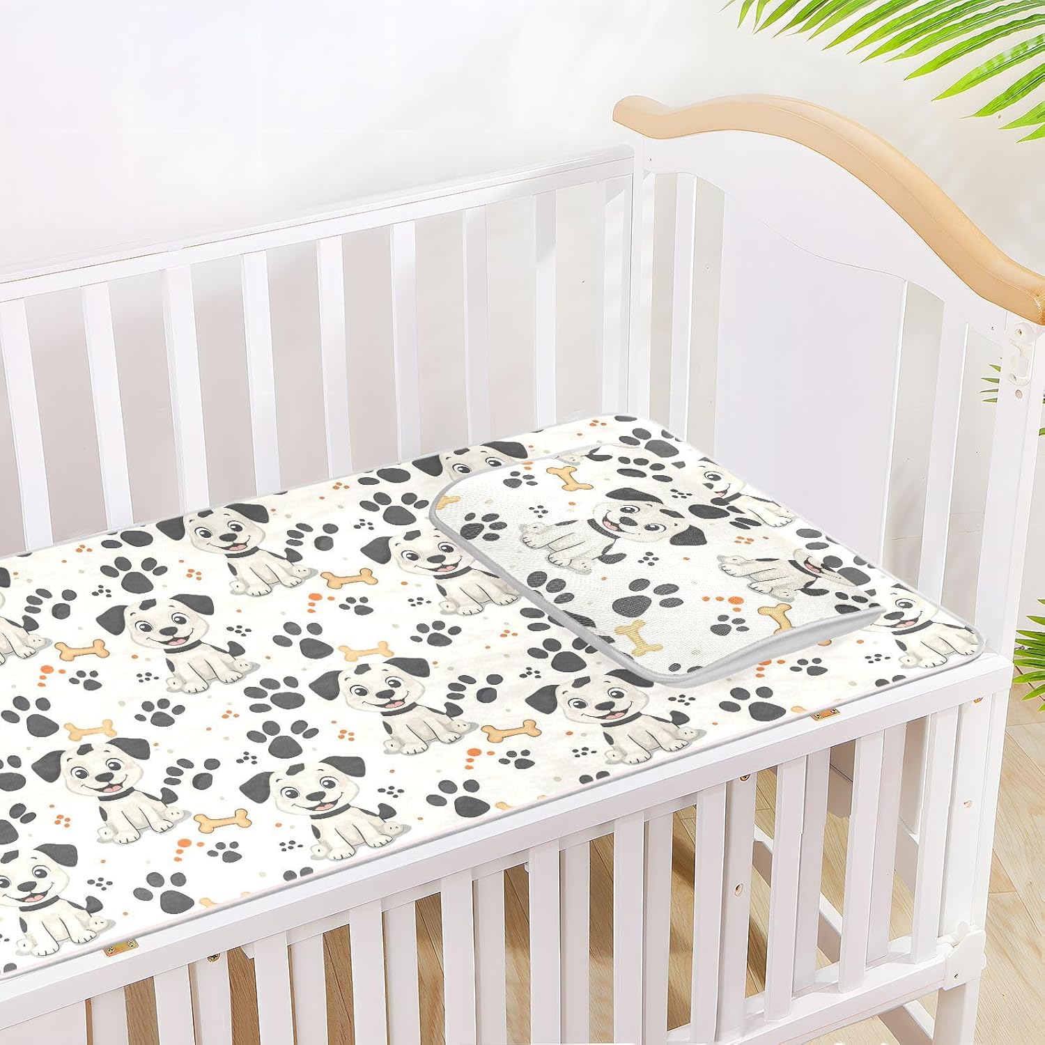 Cooling Baby Mattress Protector Crib 28" x 52" Washable Bed Pads for Baby&Toddler