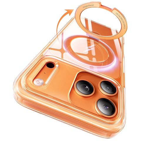 CASEKOO Official Cosmic Orange for iPhone 17 Pro Max Case with Ultra Magnetic Stand Fit for MagSafe 17FT