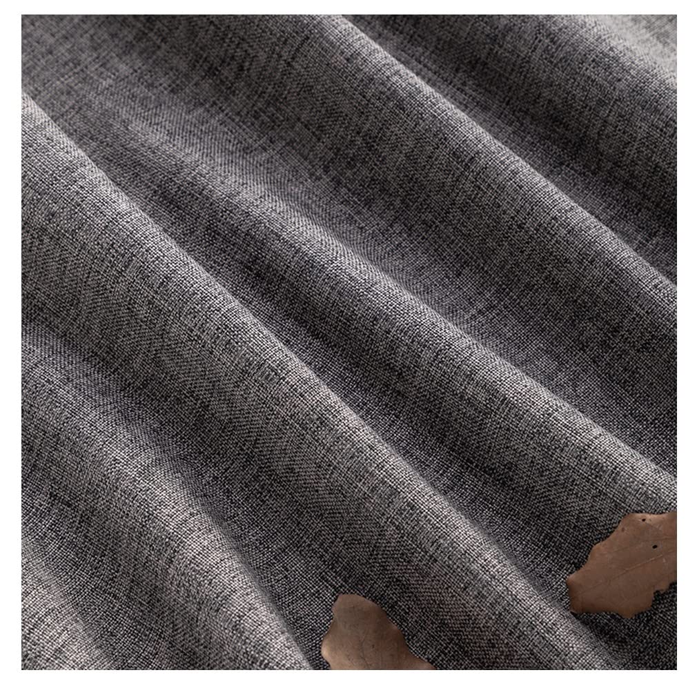 Costura de Lino Tela Bordada Punto de Cruz Liso Color sólido Tela de Lino Natural Tela de Lino Tela de cáñamo Tapicería Maceta Decoración (Color : Gray, Size : 1.48x5m)