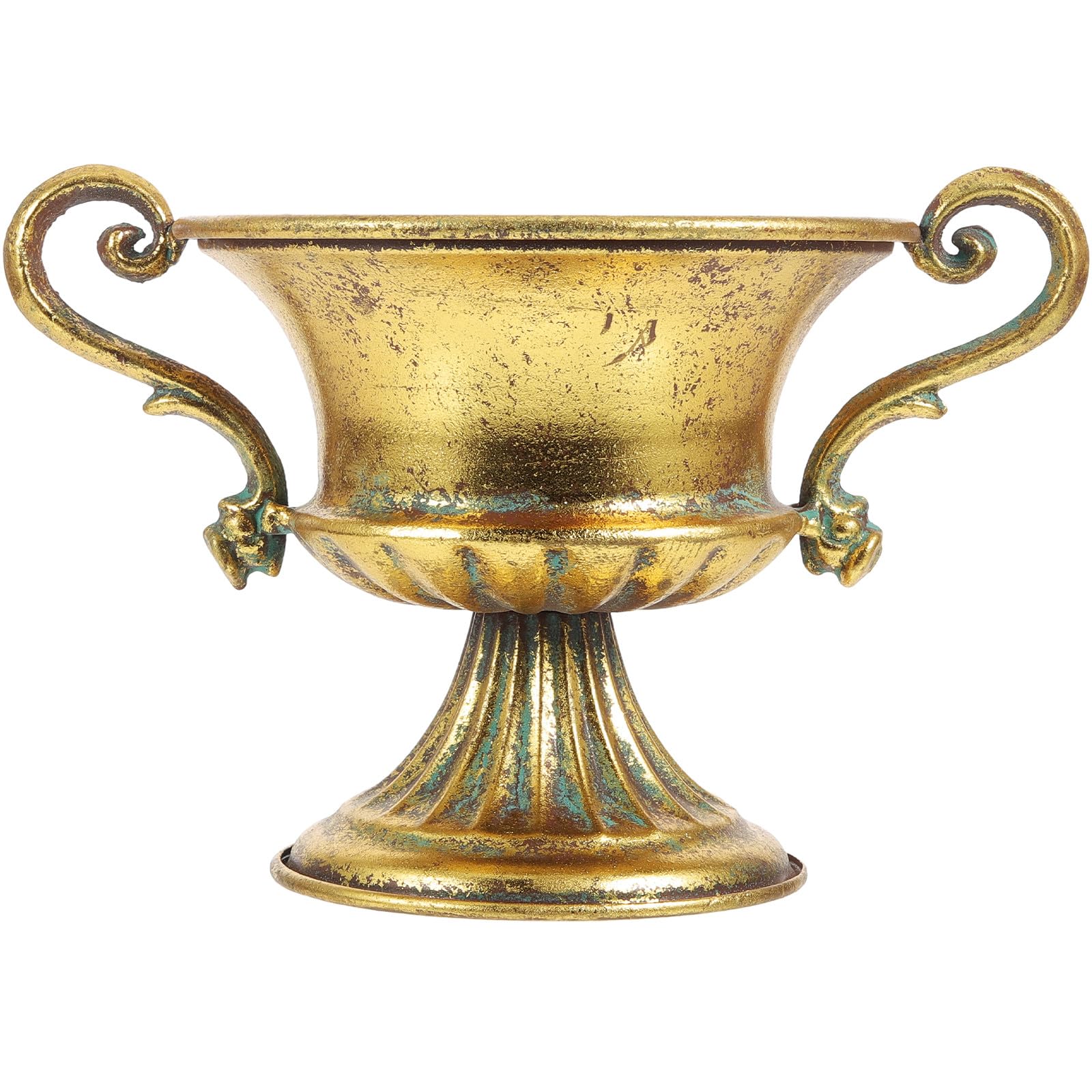 Vase en fer rétro or BETOOKY pour fleurs séchées et maison