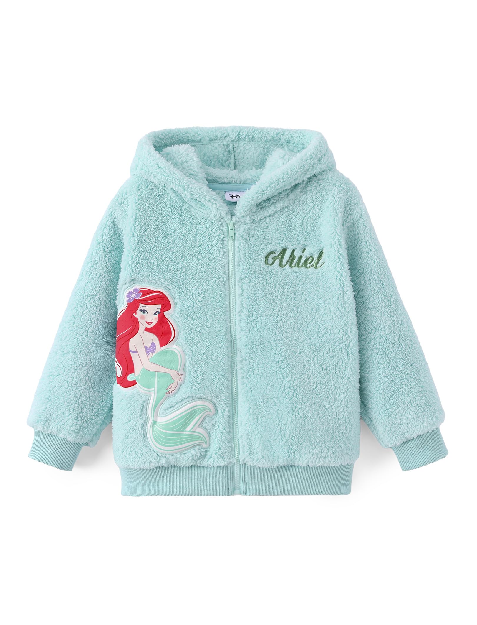 Disney Girl/Boy Fleece Jacket Zipper Sherpa Fuzzy Hoodie Winter Coat 2-13Y
