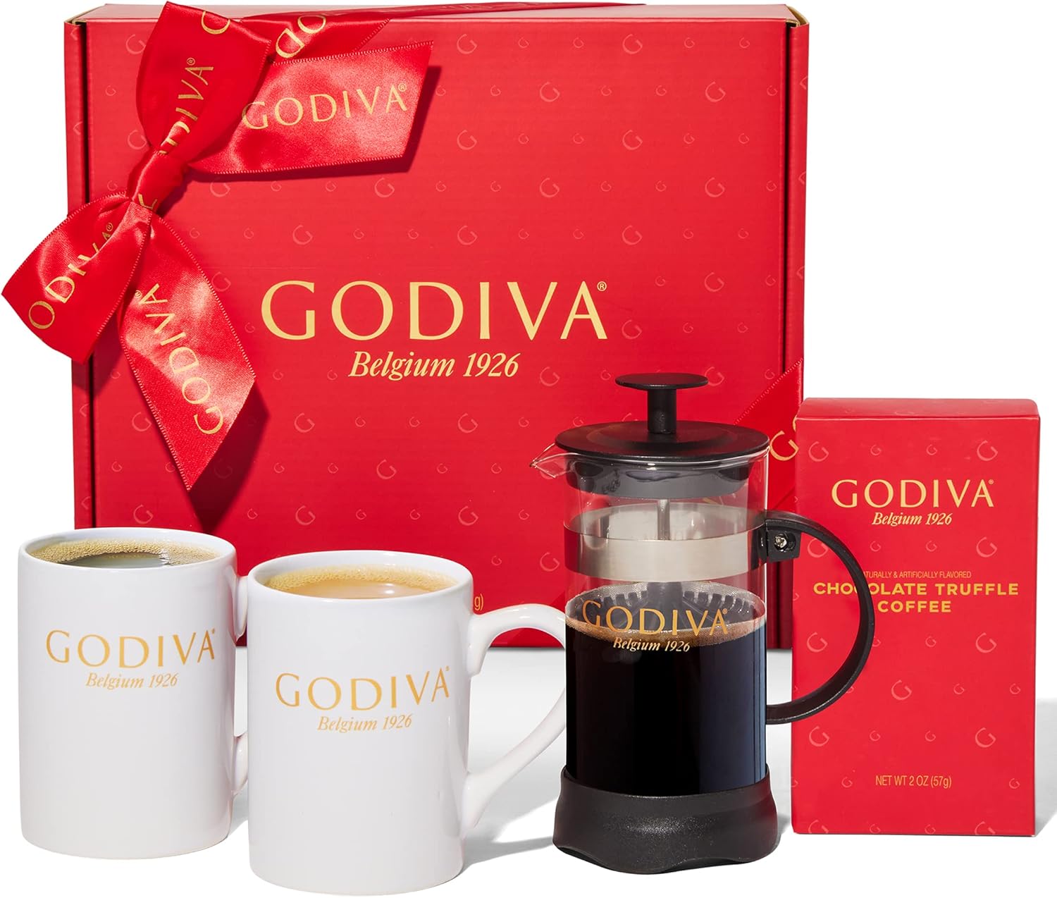 Thoughtfully Godiva Barista Coffee Gift Set, Includes 2
