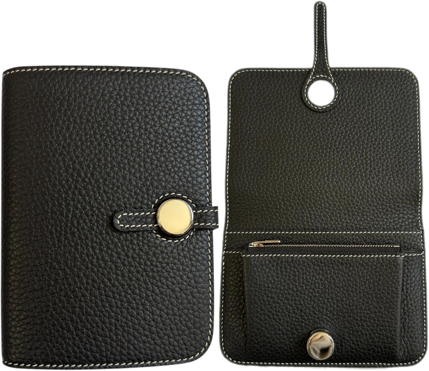 Customized Passport Holder for Travel, Leather Document Organizer, Personalized Card Wallet for Women