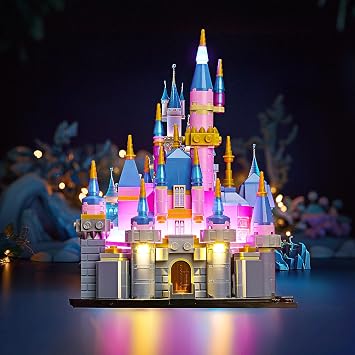 LED Lighting Compatible with Lego Mini Disney Sleeping Beauty Castle 40720, Light Kit Compatible with Lego 40720, Giving Light to Model, NOT Included The Model SetClassic Edition