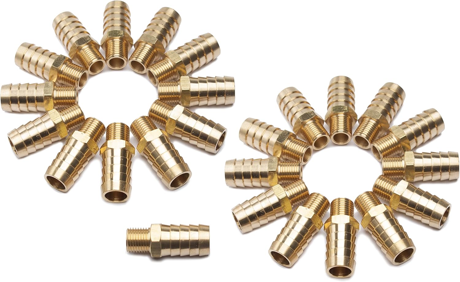 Raccordo Per Tubo In Ottone Da 1 "BSP Maschio A 1