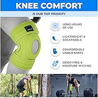 Vista 6 de Rodillera Modvel ELITE para Hombres y Mujeres – Almohadillas de Gel para Rótula y Estabilizadores Laterales para ACL, Desgarro de Menisco, Artritis