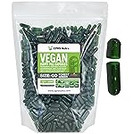 XPRS Nutra Size 00 Empty Capsules - 1000 Count Empty Vegan Capsules - Vegetarian Empty Pills - DIY Vegetable Capsule Filling- Veggie Pill Caps (Forest Green)