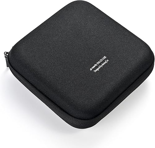 Miniatura 58 de alavisxf xx Funda para CD, funda protectora de EVA para 48 unidades, Blu-ray y DVD, portátil, con cremallera, soporte para CD, organizador de