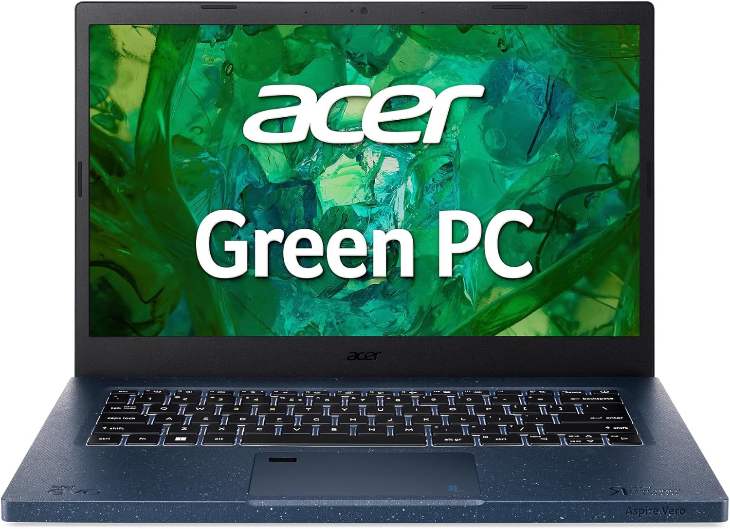 Acer Aspire Vero AV14-52P-55N4 Intel Evo Green PC | 14″ FHD IPS 100% sRGB Display | Intel Core i5-1335U | Intel Iris Xe Graphics | 8GB LPDDR4X | 512GB Gen 4 SSD | Killer Wi-Fi 6E | PCR Materials