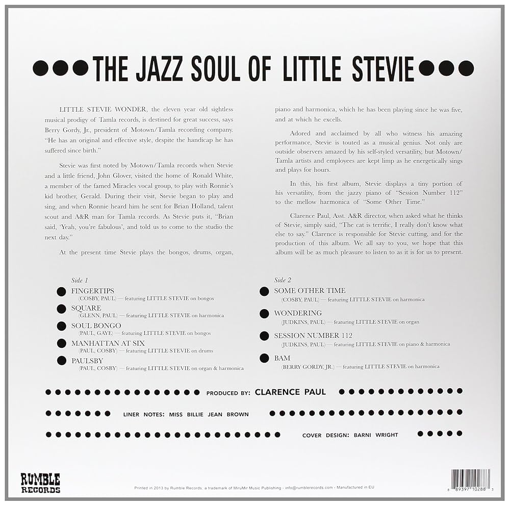 Amazon.com: Jazz Soul of Little Stevie: CD 和黑膠唱片